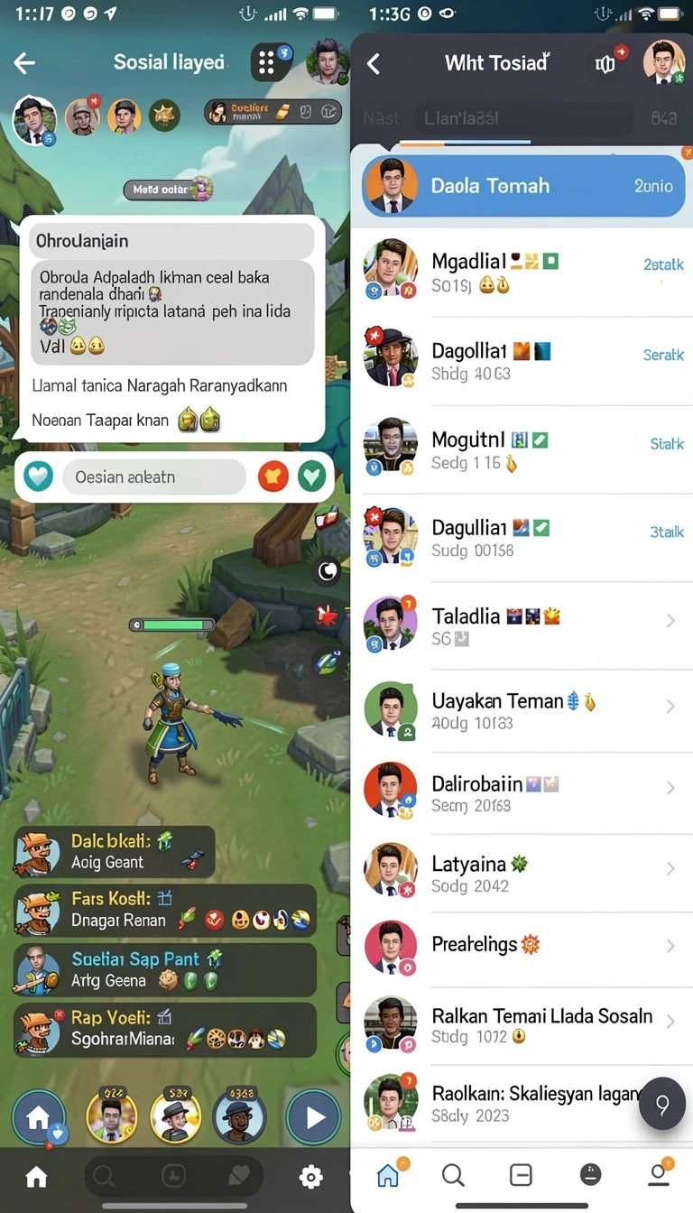 Halaman detail dengan informasi versi, ukuran, dan rating.
